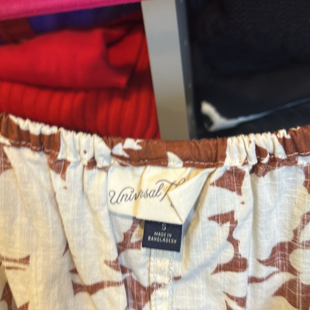 Universal Thread White/Mauve Adjustable Straps Ma… - image 2